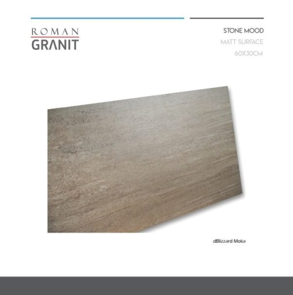 TERMURAH ROMAN GRANIT 30 X 60 GT632404R DBLIZZARD MOKA - Image 3
