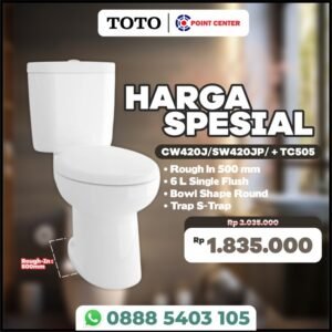 TERMURAH TOTO PROMO KLOSET DUDUK CW420 / SW420+TC505