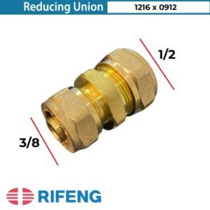 TERMURAH RIFENG Sok Sock Reducer 1/2 x 3/8 1216 x 0912 Fitting Pipa AC