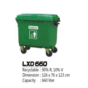 TERMURAH DALTON Tempat Sampah Tong Sampah Kotak 660 LITER LXD 660A