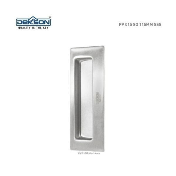 TERMURAH DEKKSON PULL PLATE PP 015 SQ 115MM SSS Handle Pintu Sliding - Image 2