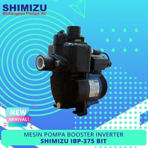 TERMURAH SHIMIZU POMPA PENDORONG BOOSTER PUMP INVERTER IBP-375 BIT