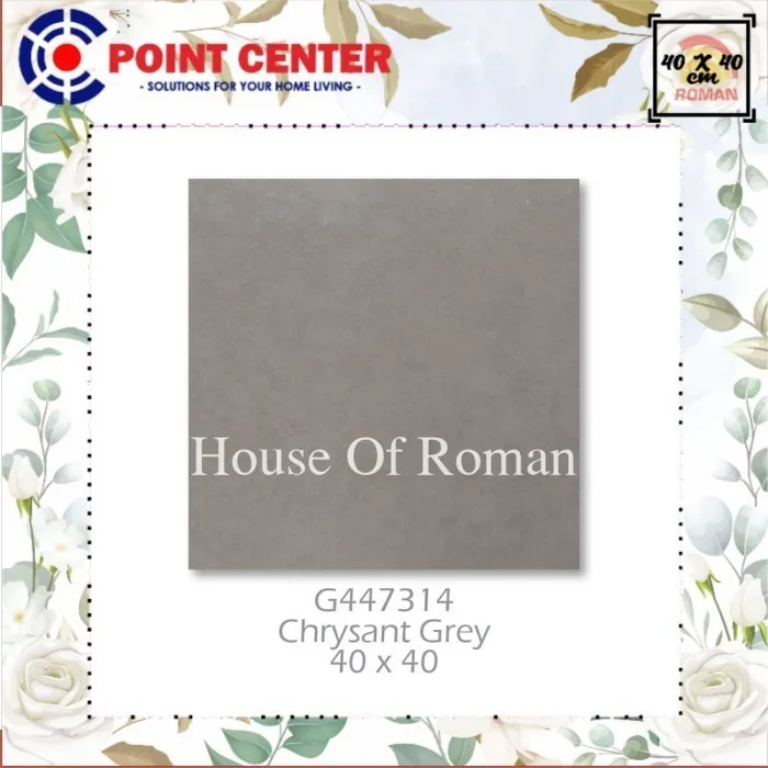 TERMURAH PROMO ROMAN KERAMIK 40 X 40 G447314 CHRYSANT GREY