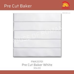 Termurah ROMAN KERAMIK Pre Cut Baker White 30x30 PWA33701 Gol B