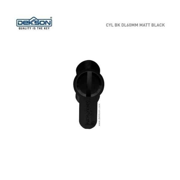 TERMURAH DEKKSON CYL BK DL60MM Matt Black Kunci Pintu Silinder Hitam