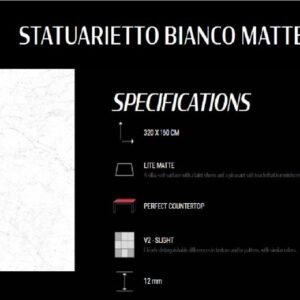 TERMURAH QUADRA GRANIT 320 X 160 BIG SIZE STATUARIETTO BIANCO MATTE