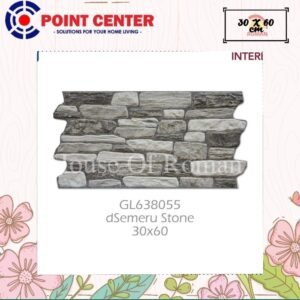 TERMURAH ROMAN INTERLOK 30 X 60 GL638055 DSEMERU STONE GOL AS
