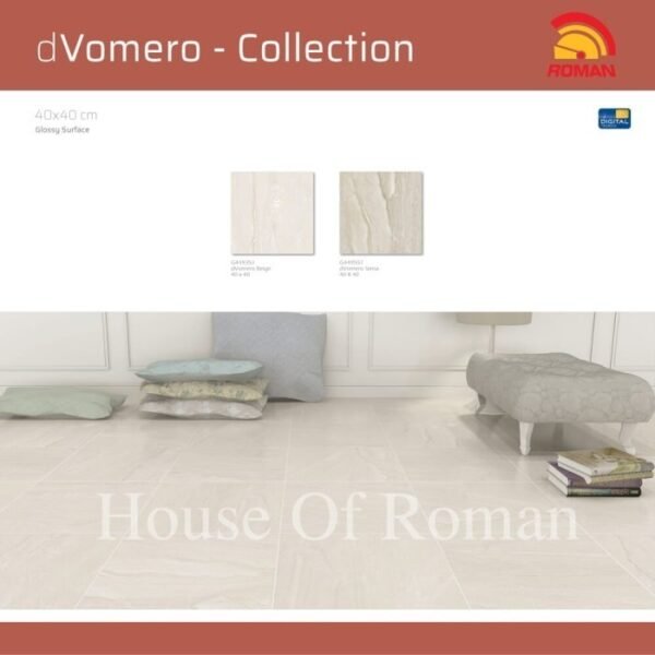 TERMURAH ROMAN KERAMIK 40 X 40 G449551 DVOMERO SIENA GOL B - Image 3