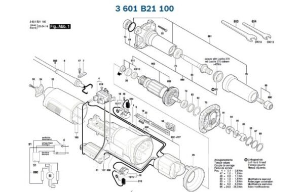 TERMURAH 3607030475 BOSCH FIELD STATOR GGS 28 LCE / SPARE PART - Image 3