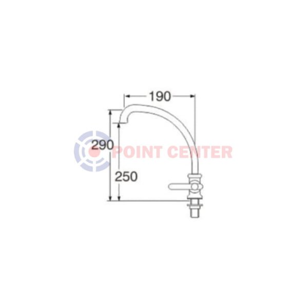 TERMURAH SAN EI A59JSX KRAN DAPUR / KRAN SINK / KRAN ANGSA - Image 2