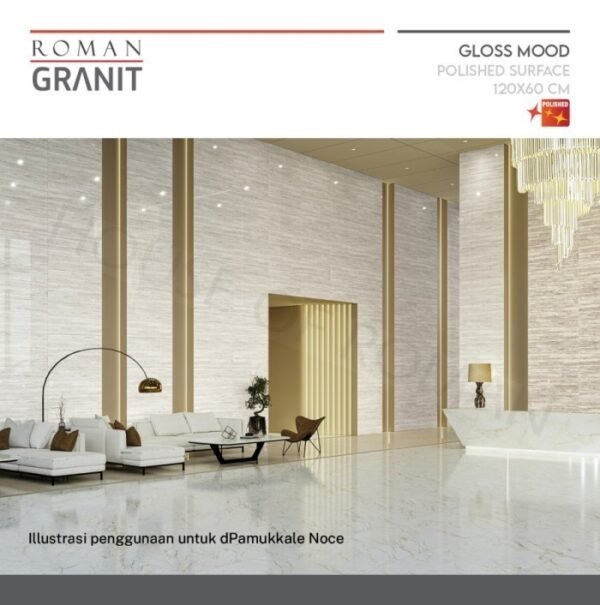 TERMURAH ROMAN GRANIT 60 X 120 GT1269863FR dPamukkale Noce - Image 2