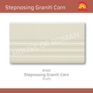Termurah ROMAN KERAMIK Stepnosing Graniti Corn 10x20 R1301 Gol A