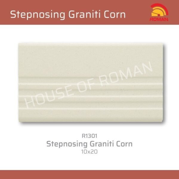 Termurah ROMAN KERAMIK Stepnosing Graniti Corn 10x20 R1301 Gol A