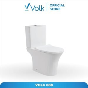 TERMURAH VOLK ERICA 088A CLOSET DUDUK / MONOBLOK TWO PIECE RIMLESS