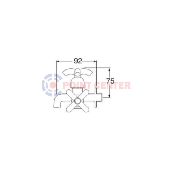 TERMURAH SAN EI F10PR KRAN AIR / KRAN CABANG / KRAN TEMBOK - Image 2