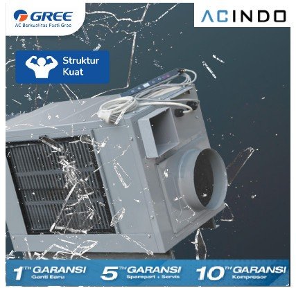 TERMURAH AC GREE AC ELEVATOR AC 0,75PK GDT25/NAA-E AC LIFT 0,75 PK - Image 2