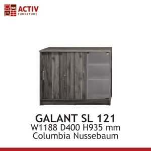TERMURAH ACTIV FURNITURE GALANT SL 121 KABINET SLIDING PINTU KACA