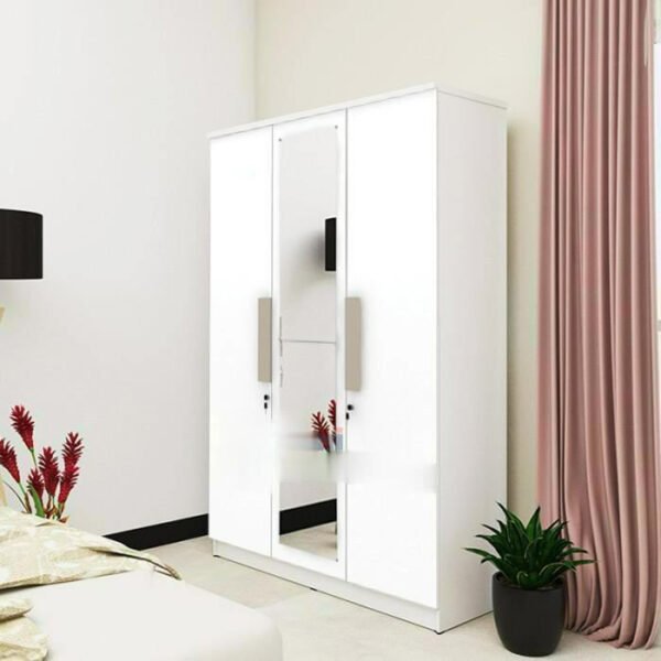 TERMURAH ACTIV FURNITURE KOFI LP 307 LEMARI PAKAIAN 3 PINTU KACA