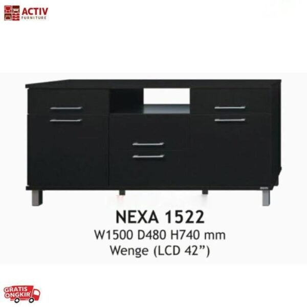 TERMURAH ACTIV FURNITURE NEXA 1522 RAK MEJA BUFFET TV 21 - 42 INCH - Image 3