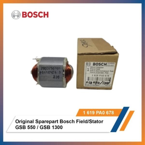 TERMURAH 1619PA0678 BOSCH FIELD STATOR GSB 550, GSB 1300 / SPARE PART