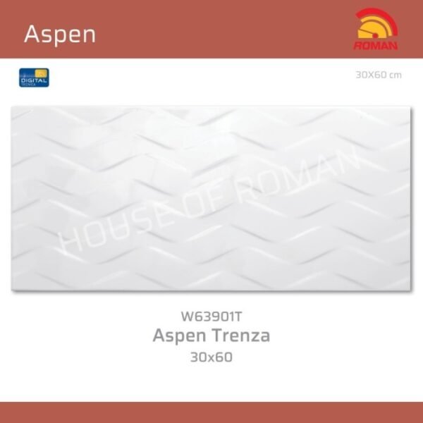 TERMURAH ROMAN KERAMIK Aspen Trenza 30x60T W63901T Gol AP