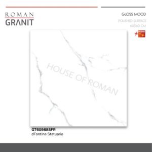 TERMURAH ROMAN GRANIT 60 X 60 GT609885FR DFONTINA STATUARIO