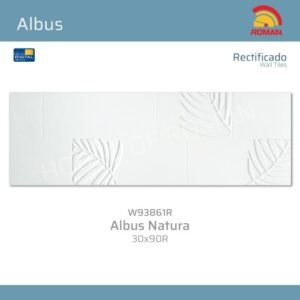 TERMURAH ROMAN KERAMIK 30 x 90R W93861R ALBUS NATURA