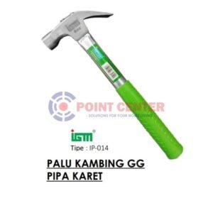 TERMURAH IP-014 PALU KAMBING GAGANG BESI GRIP KARET 12 OZ