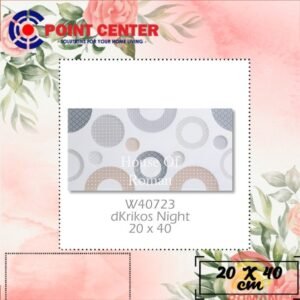 TERMURAH ROMAN KERAMIK 20 X 40 W40723 DKRIKOS NIGHT GOL E