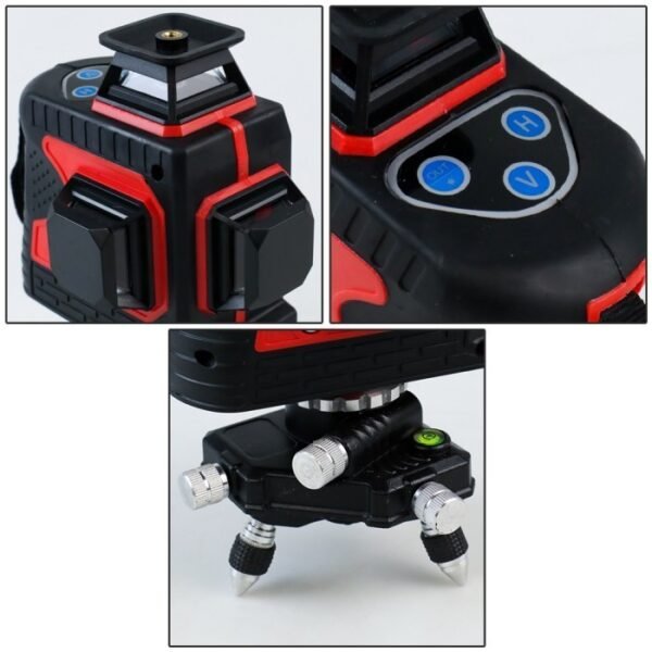 TERMURAH TAFFWARE YELONG SELF LEVELING 3D RED LASER BEAM 12 LINE RED - Image 3