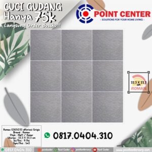 TERMURAH ROMAN KERAMIK 33,3 X 33,3 G365032 DKERINCI GRIGIO