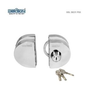 TERMURAH DEKKSON Glass Door Lock GDL 38231 PSS Kunci Pintu Kaca Bulat