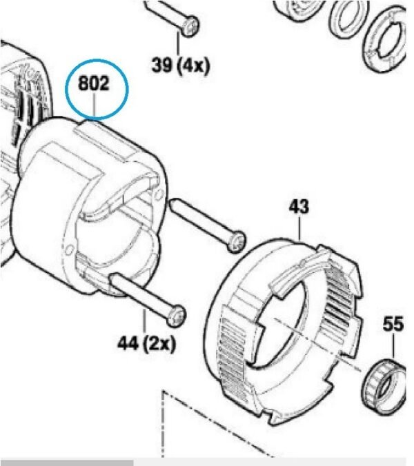 TERMURAH 1619PB1969 BOSCH FIELD STATOR GPO 950 / SPARE PART