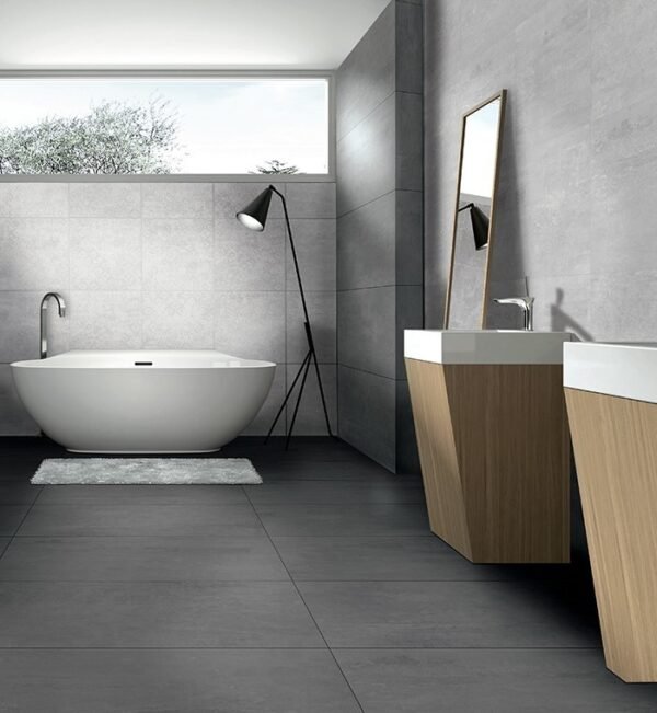 TERMURAH NIRO GRANIT 60 X 120 GCA06 CLAY ART MATT GRAPHITE - Image 2