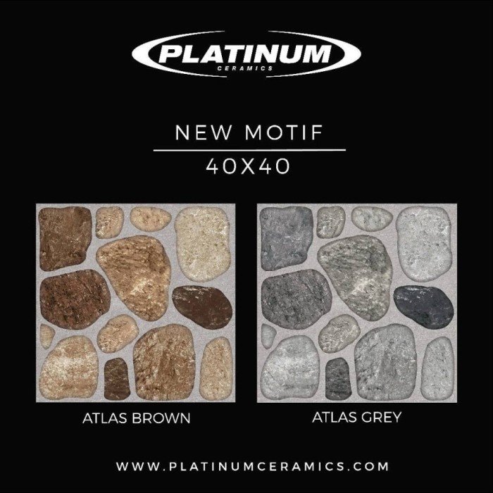 TERMURAH PLATINUM KERAMIK 40/40 ATLAS GREY - Image 3