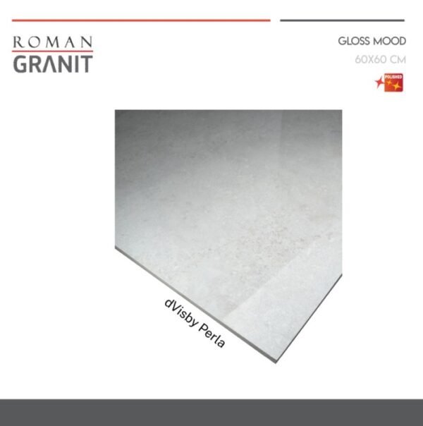 TERMURAH ROMAN GRANIT 60 X 60 GT609880FR DVISBY PERLA - Image 3