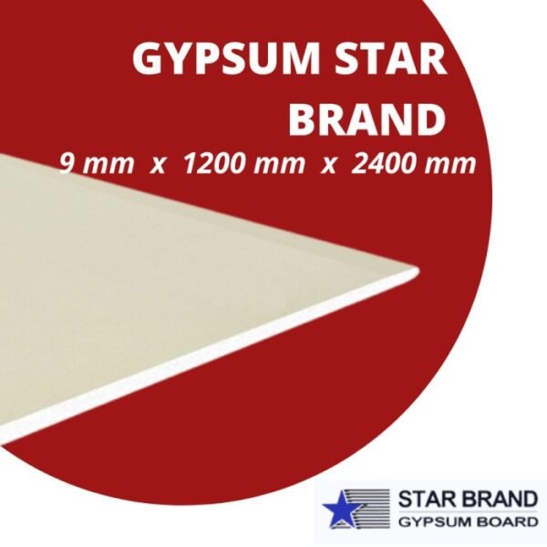 TERMURAH GYPSUM STAR BRAND 9MM / GYPSUN STAR BRAND
