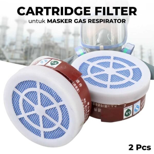 TERMURAH TAFFWARE FILTER MASKER GAS RESPIRATOR POWERCOM FD-402B