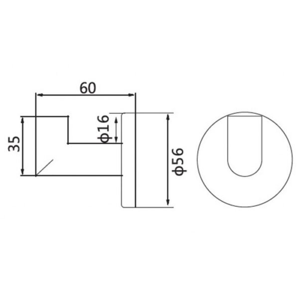 TERMURAH WASSER RH-2306-1 Gantungan Baju / ROBE HOOK - Image 3