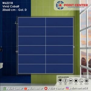 TERMURAH ROMAN KERAMIK 20 X 60 W62218 VIVID COBALT