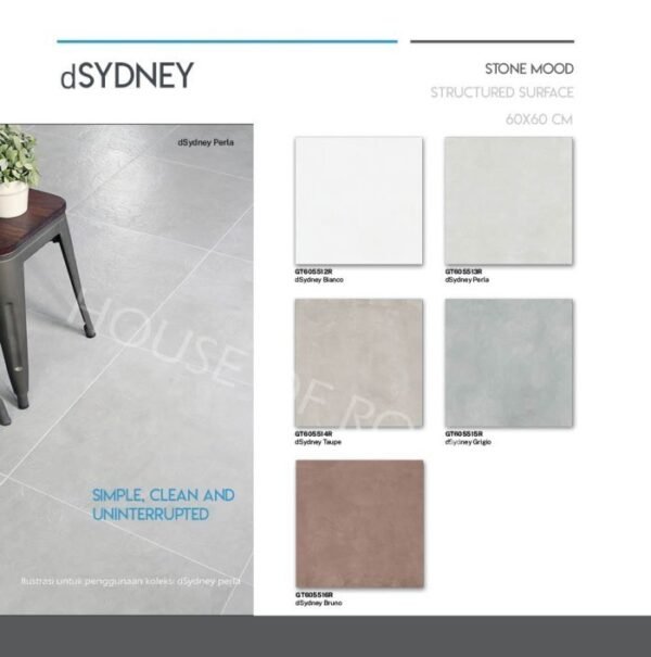 TERMURAH ROMAN GRANIT 60 X 60 GT605512R DSYDNEY BIANCO - Image 3