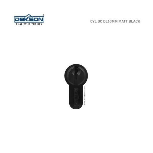 TERMURAH DEKKSON CYL DC DL60MM Matt Black Kunci Pintu Silinder Hitam