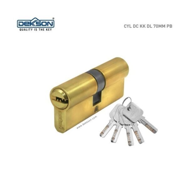 TERMURAH DEKKSON CYL DC KK DL70MM PB Cylinder Anak Kunci Silinder - Image 3