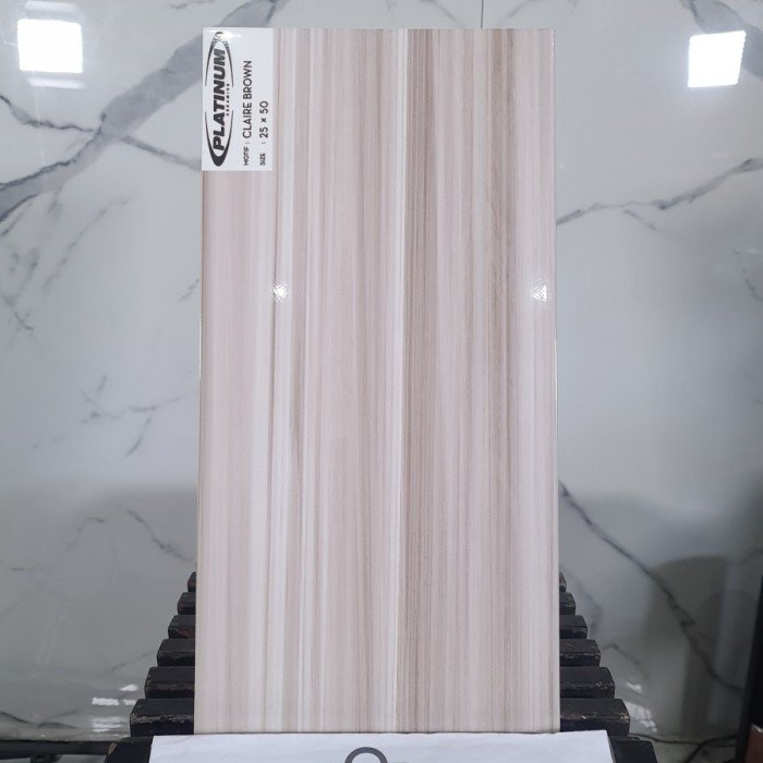TERMURAH PLATINUM KERAMIK 25/50 CLAIRE BRWON - Image 2