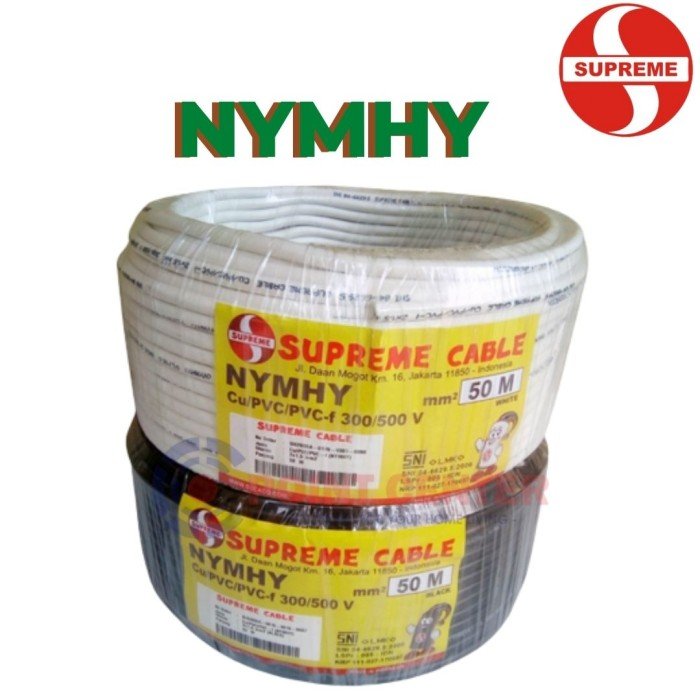 TERMURAH KABEL SUPREME NYMHY 4 X 0,75 4 X 0.75 PER ROLL 100M SERABUT