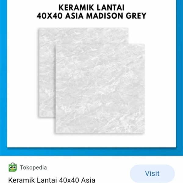 TERMURAH ASIA KERAMIK 40/40 MADISON GREY - Image 3