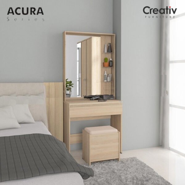 TERMURAH ACTIV FURNITURE ACURA MR 80 X 178 CM MEJA RIAS KOSMETIK SET