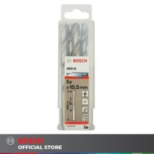 TERMURAH Bosch Mata Bor HSS-G Metal Drill Bit 10.5 MM X 5 PCS