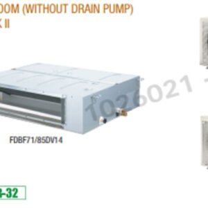 TERMURAH DAIKIN SDBF71DV-R CEILING MOUNTED DUCT LOW STATIC 3PK