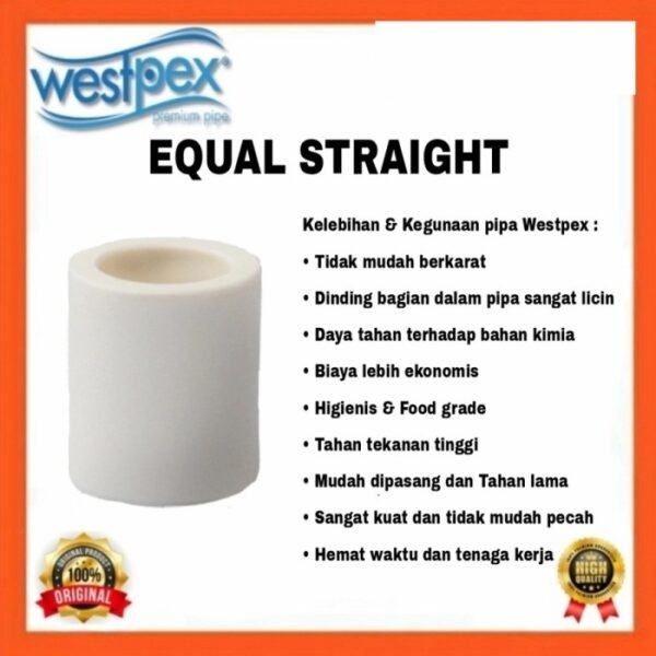 TERMURAH WESTPEX S32 (SOCK 1") SAMBUNGAN FITTING PPR - Image 2